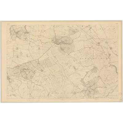1840 Map of Tipperary - Sheet 27, 1843 Print
