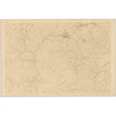 1840 Map of Tipperary - Sheet 33, 1843 Print