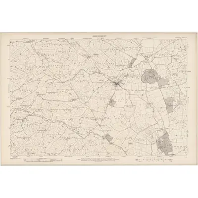 1903 Map of Tipperary - Sheet 34, 1904 Print