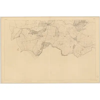 1840 Map of Tipperary - Sheet 37, 1843 Print