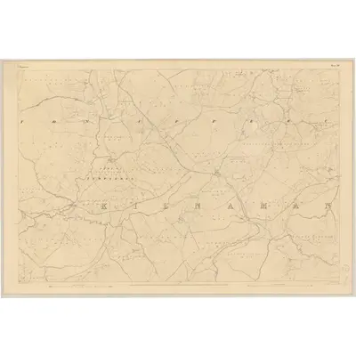 1840 Map of Tipperary - Sheet 39, 1843 Print