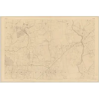 1840 Map of Tipperary - Sheet 42, 1843 Print