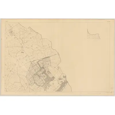 1840 Map of Tipperary - Sheet 43 [with inset 43A], 1843 Print