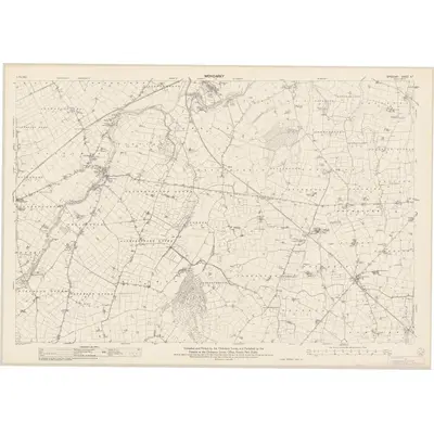 1953 Map of Tipperary - Sheet 47, 1963 Print