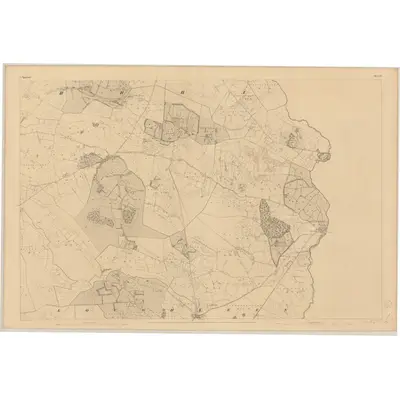 1840 Map of Tipperary - Sheet 5, 1843 Print