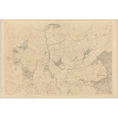 1840 Map of Tipperary - Sheet 51, 1843 Print