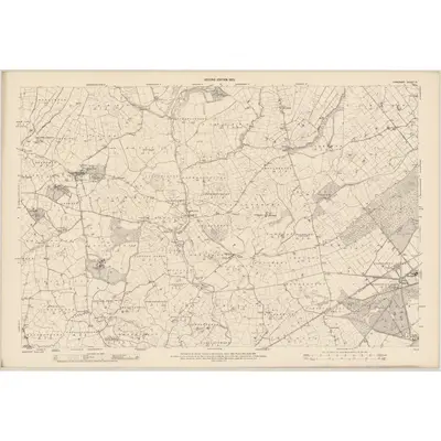 1904 Map of Tipperary - Sheet 51, 1905 Print