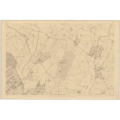 1841 Map of Tipperary - Sheet 52, 1843 Print