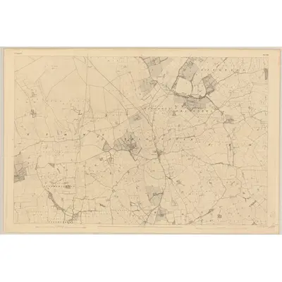 1840 Map of Tipperary - Sheet 54, 1843 Print
