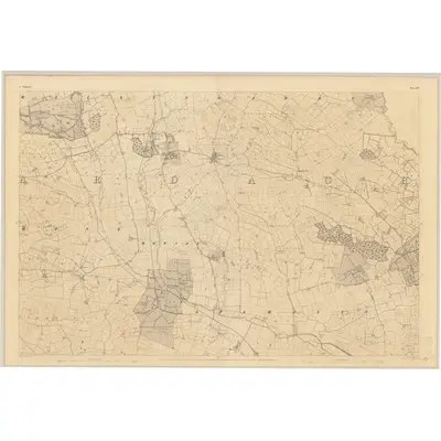 1841 Map of Tipperary - Sheet 55, 1843 Print