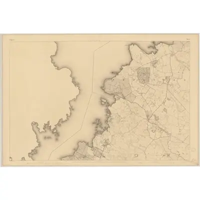 1840 Map of Tipperary - Sheet 6, 1843 Print