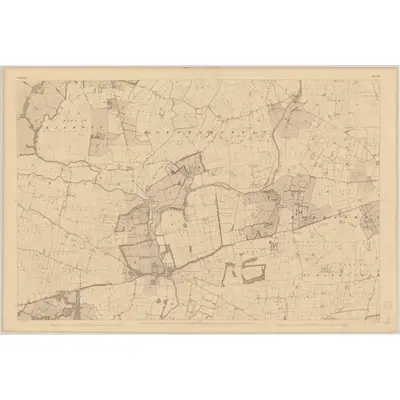 1841 Map of Tipperary - Sheet 60, 1843 Print