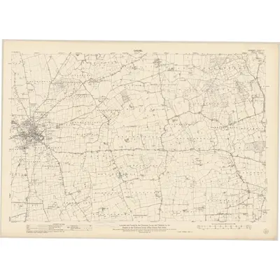 1954 Map of Tipperary - Sheet 61, 1962 Print