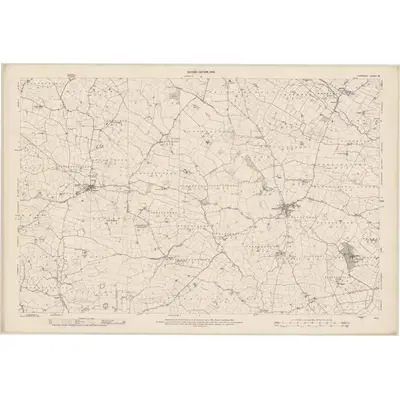 1904 Map of Tipperary - Sheet 63, 1906 Print