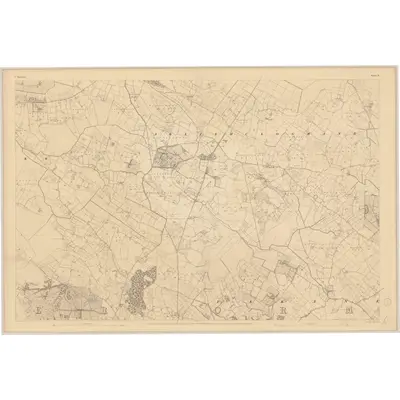 1840 Map of Tipperary - Sheet 7, 1843 Print