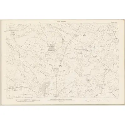 1901 Map of Tipperary - Sheet 7, 1903 Print