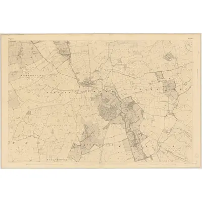 1841 Map of Tipperary - Sheet 70, 1843 Print