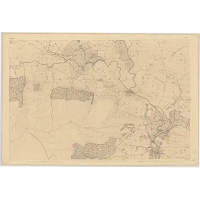 1841 Map of Tipperary - Sheet 75, 1843 Print