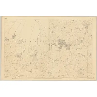 1841 Map of Tipperary - Sheet 78, 1843 Print