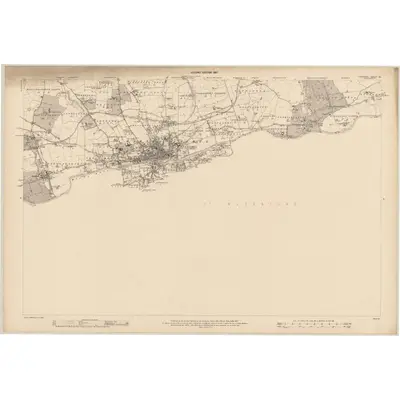 1904 Map of Tipperary - Sheet 83, 1907 Print