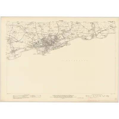 1951 Map of Tipperary - Sheet 83, 1961 Print