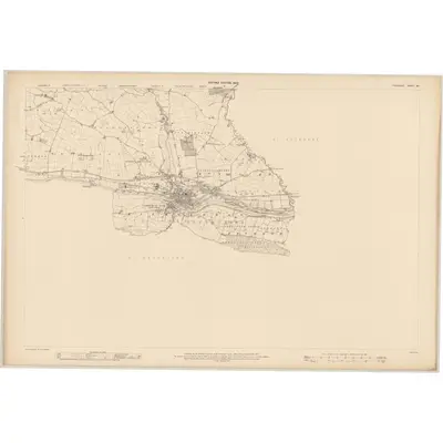 1905 Map of Tipperary - Sheet 85, 1907 Print