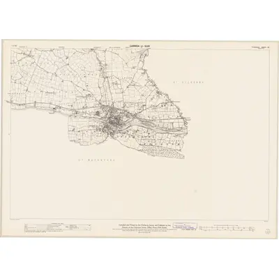 1951 Map of Tipperary - Sheet 85, 1965 Print