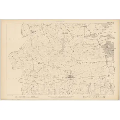 1905 Map of Tipperary - Sheet 86, 1907 Print