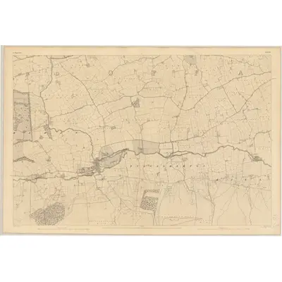 1841 Map of Tipperary - Sheet 87, 1843 Print