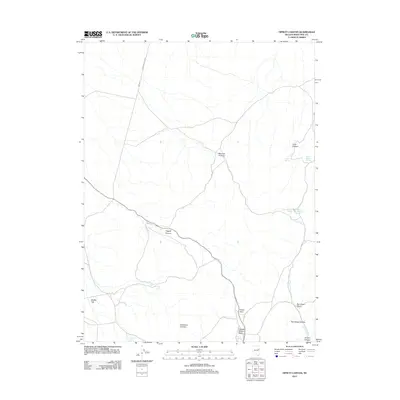 2012 Map of Tippett Canyon, 2012 Print