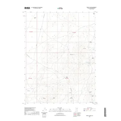 2018 Map of Tippett Canyon, 2018 Print