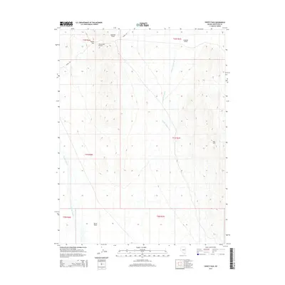 2014 Map of Tippett Pass, 2014 Print