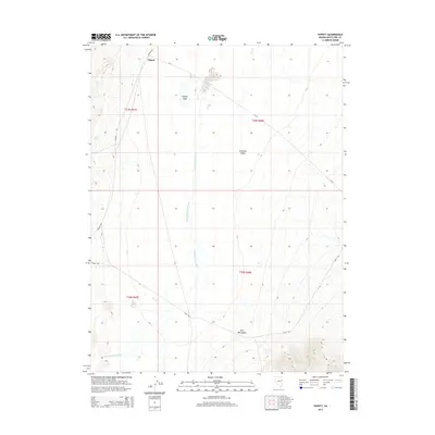 2014 Map of Tippett, 2014 Print