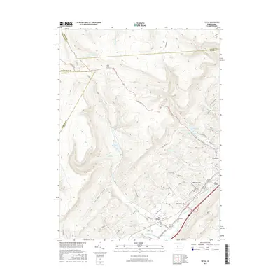 2016 Map of Tipton, 2016 Print