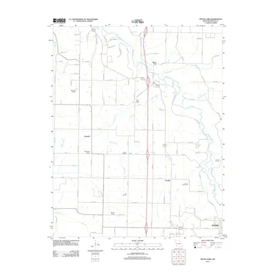 2012 Map of Tipton Ford, 2012 Print