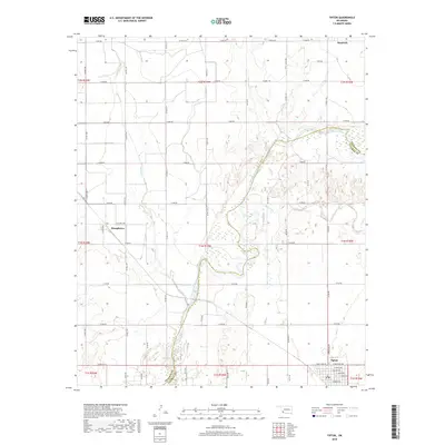 2018 Map of Tipton, 2018 Print
