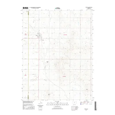 2015 Map of Tipton, 2015 Print