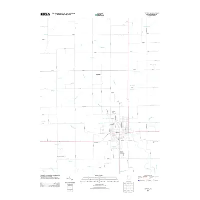 2013 Map of Tipton, 2013 Print