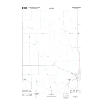 2013 Map of Tipton West, 2013 Print