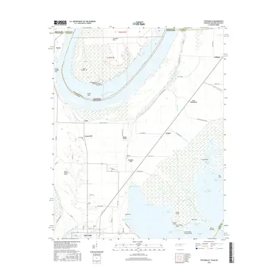 2016 Map of Tiptonville, 2016 Print