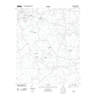 2011 Map of Tirzah, 2011 Print