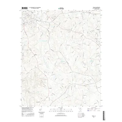 2017 Map of Tirzah, 2017 Print