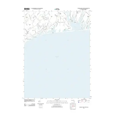 2012 Map of Tisbury Great Pond, 2012 Print