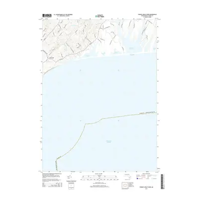 2015 Map of Tisbury Great Pond, 2015 Print