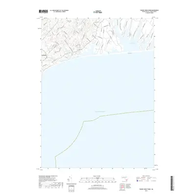 2018 Map of Tisbury Great Pond, 2018 Print