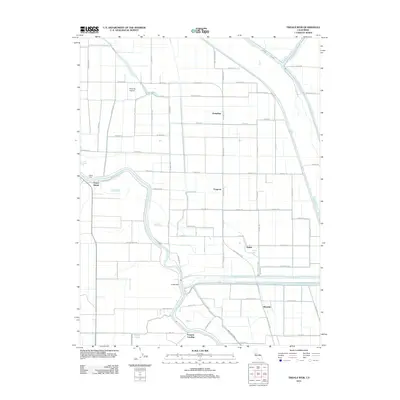 2012 Map of Tisdale Weir, 2012 Print