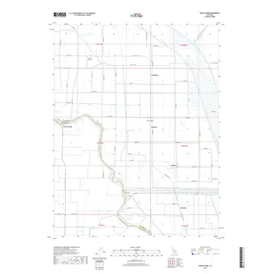 2018 Map of Tisdale Weir, 2018 Print