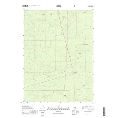2018 Map of Tish Tang Point, 2018 Print