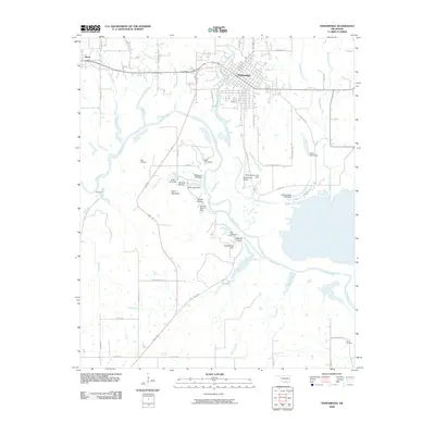 2009 Map of Tishomingo, 2009 Print