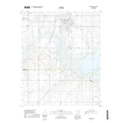 2018 Map of Tishomingo, 2018 Print